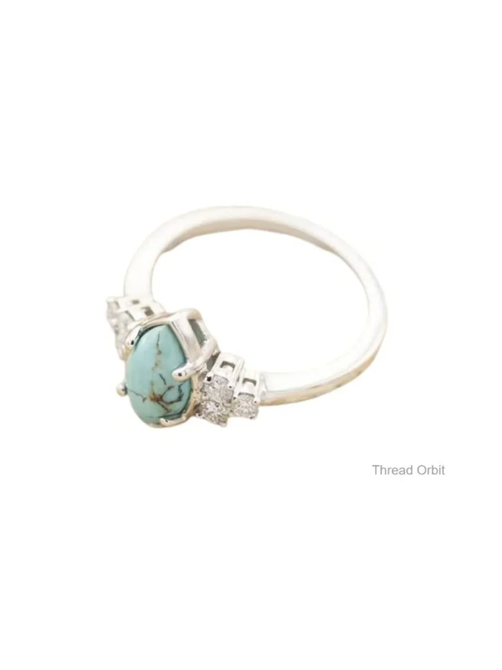 3 PCS Natural Turquoise Diamond Ring Set - Bohemian Stackable Knuckle Rings